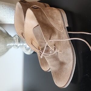 Lucky brand lace up booties